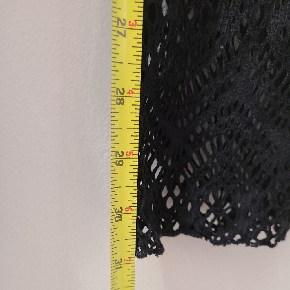 Becca Black Amore Lace Swim Cover-Up Palazzo Pants Sz S/M - Picture 10 of 10